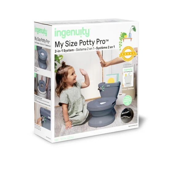 Kindertoilette/Töpfchen mit Sound My Size™ Weiß Kindertoilette/Töpfchen mit Sound My Size™ Weiß Ingenuity 11124-2