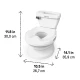 Kindertoilette/Töpfchen mit Sound My Size™ Weiß Kindertoilette/Töpfchen mit Sound My Size™ Weiß Ingenuity 11124-2