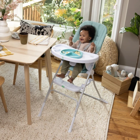 Klappbarer Hochstuhl Sun Valley™ Teal 6M+ bis 15 kg Klappbarer Hochstuhl Sun Valley™ Teal 6M+ bis 15 kg Ingenuity 16872-1