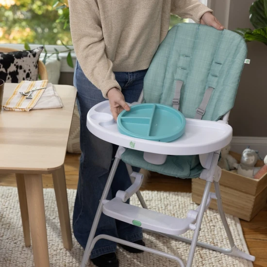 Klappbarer Hochstuhl Sun Valley™ Teal 6M+ bis 15 kg Klappbarer Hochstuhl Sun Valley™ Teal 6M+ bis 15 kg Ingenuity 16872-1