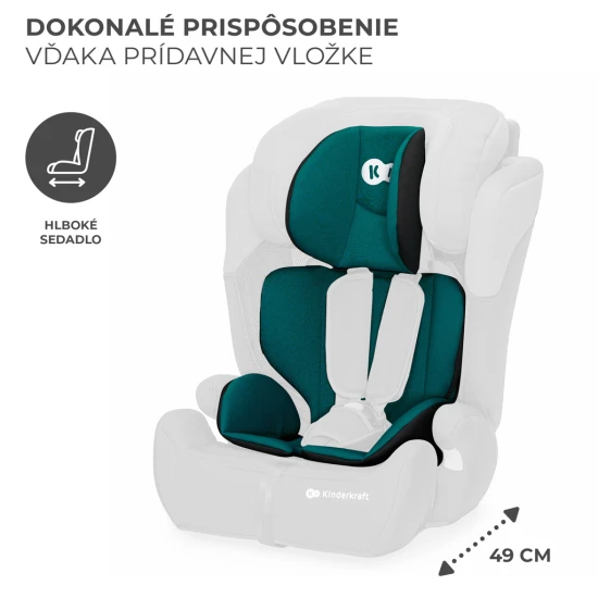 Autositz Comfort up i-size green (76-150 cm) Kinderkraft KCCOUP02GRE0000