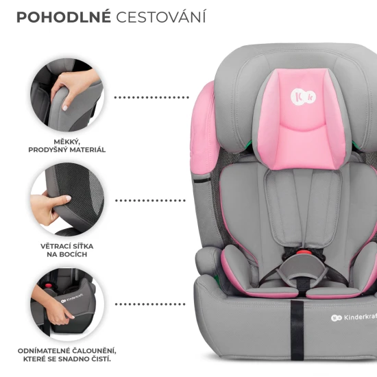 Autositz Comfort up i-size pink (76-150 cm) Autositz Comfort up i-size pink (76-150 cm) Kinderkraft KCCOUP02PNK0000