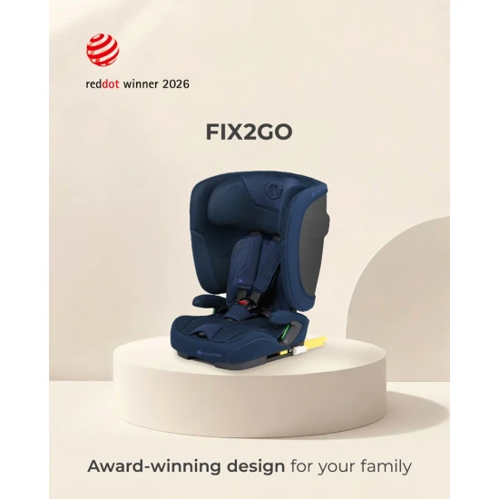 Autositz Fix2Go i-Size 76-150 cm Black Kinderkraft KCFI2GO0BLK0000