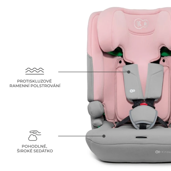 Autositz I-Comfy i-Size (76 do 150 cm) Pink Kinderkraft KCICOM00PNK0000