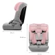 Autositz I-Comfy i-Size (76 do 150 cm) Pink Kinderkraft KCICOM00PNK0000