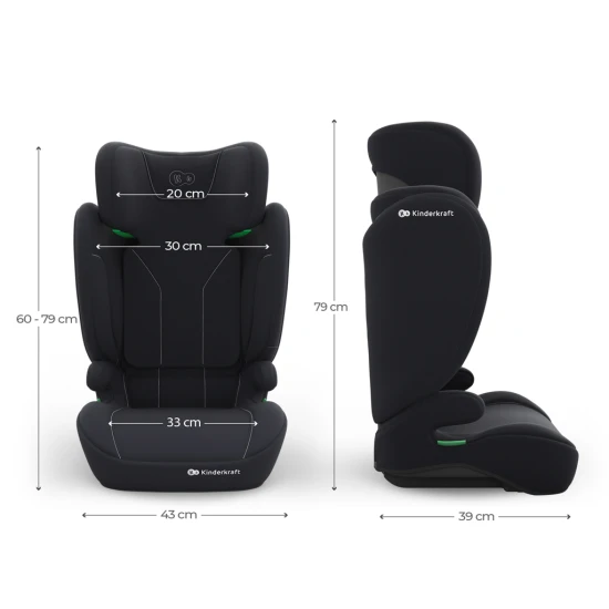 Autositz i-Spark 2 Plus i-Size (100-150 cm) Black Autositz i-Spark 2 Plus i-Size (100-150 cm) Black Kinderkraft KCISPA02BLKPL00