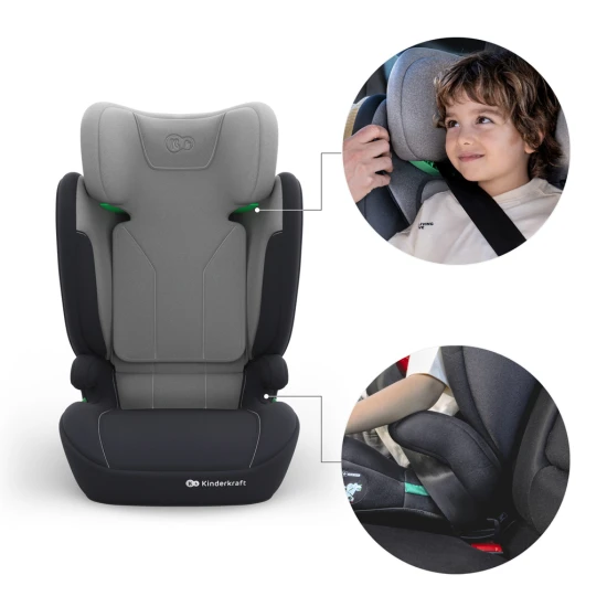 Autositz i-Spark 2 Plus i-Size (100-150 cm) Grey Autositz i-Spark 2 Plus i-Size (100-150 cm) Grey Kinderkraft KCISPA02GRYPL00