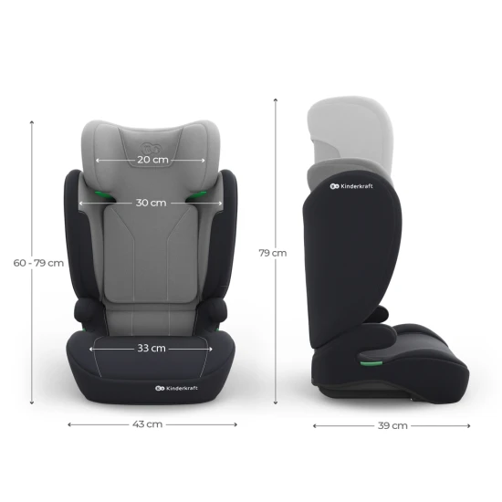 Autositz i-Spark 2 Plus i-Size (100-150 cm) Grey Autositz i-Spark 2 Plus i-Size (100-150 cm) Grey Kinderkraft KCISPA02GRYPL00