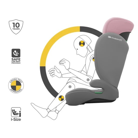 Autositz i-Spark 2 Plus i-Size (100-150 cm) Pink Autositz i-Spark 2 Plus i-Size (100-150 cm) Pink Kinderkraft KCISPA02PNKPL00