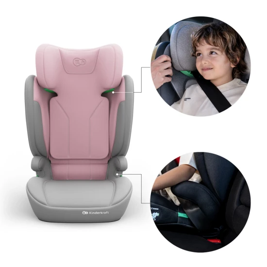 Autositz i-Spark 2 Plus i-Size (100-150 cm) Pink Autositz i-Spark 2 Plus i-Size (100-150 cm) Pink Kinderkraft KCISPA02PNKPL00