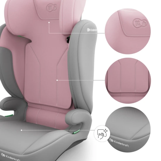 Autositz i-Spark 2 Plus i-Size (100-150 cm) Pink Autositz i-Spark 2 Plus i-Size (100-150 cm) Pink Kinderkraft KCISPA02PNKPL00