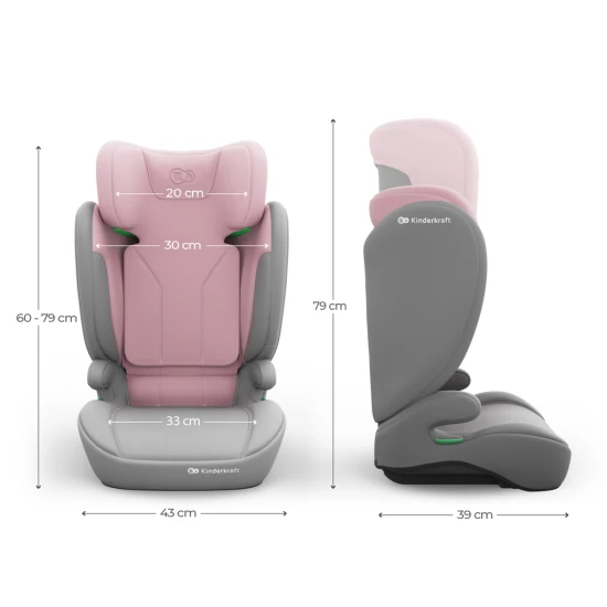 Autositz i-Spark 2 Plus i-Size (100-150 cm) Pink Autositz i-Spark 2 Plus i-Size (100-150 cm) Pink Kinderkraft KCISPA02PNKPL00