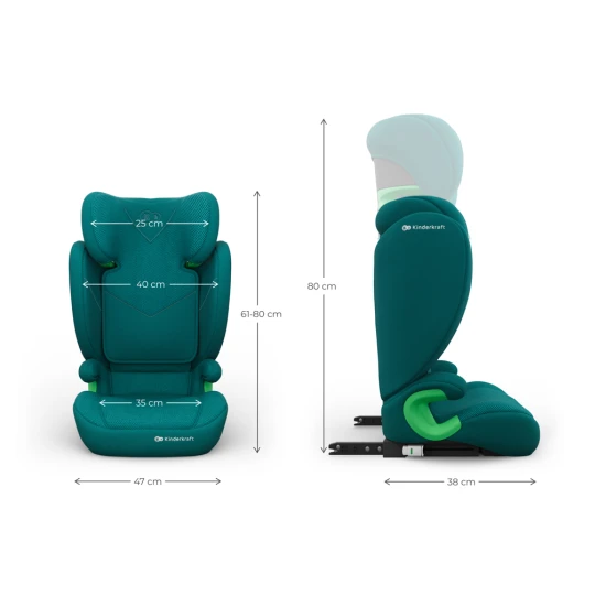 Autositz Junior Fix 2 Plus (100-150 cm) Green Autositz Junior Fix 2 Plus (100-150 cm) Green Kinderkraft KCJUFI20GREPL0N