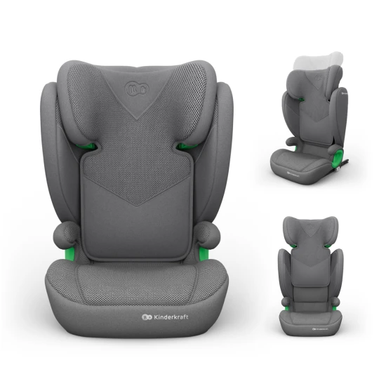 Autositz Junior Fix 2 Plus (100-150 cm) Grey Autositz Junior Fix 2 Plus (100-150 cm) Grey Kinderkraft KCJUFI20GRYPL0N