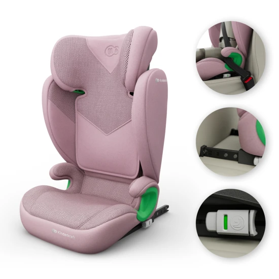 Autositz Junior Fix 2 Plus (100-150 cm) Pink Autositz Junior Fix 2 Plus (100-150 cm) Pink Kinderkraft KCJUFI20PNKPL0N