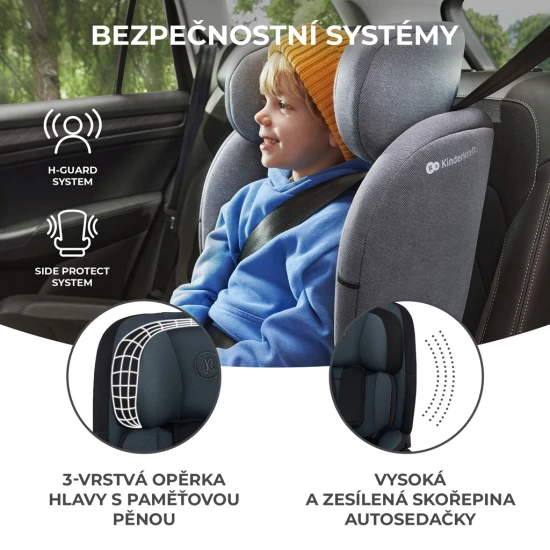 Autositz Oneto3 i-Size 76-150cm + Isofix Graphite black Autositz Oneto3 i-Size 76-150cm + Isofix Graphite black Kinderkraft KCONE300BLK0000