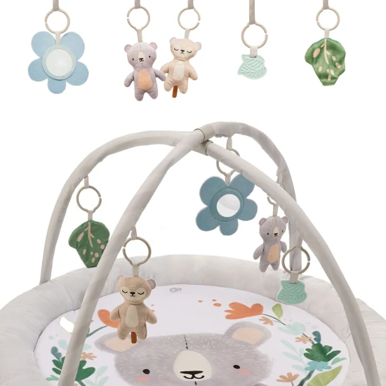 Spieldecke mit Spielbogen Cozyplay Light Grey Kinderkraft KPCOZY00LGR0000