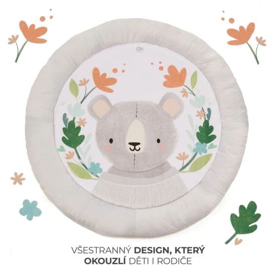 Spieldecke mit Spielbogen Cozyplay Light Grey Kinderkraft KPCOZY00LGR0000