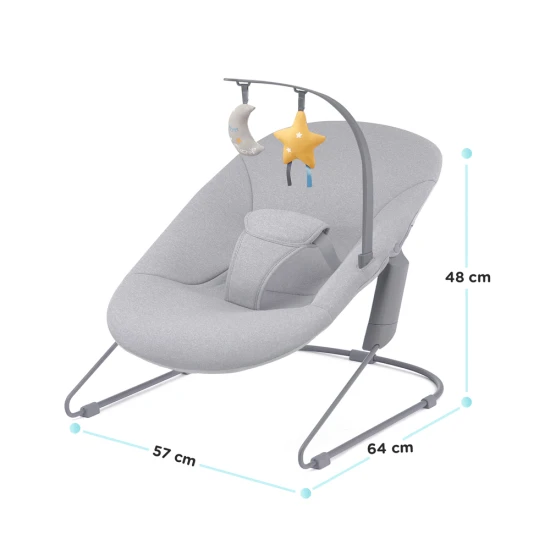 Schaukelliege CALMEE 0m+, bis 9 kg Schaukelliege CALMEE 0m+, bis 9 kg Kinderkraft KBCALM00GRY0000