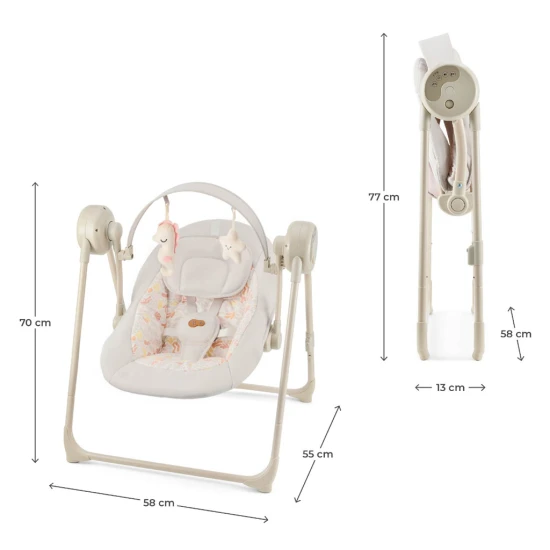 Babyschaukel Swingee Beige Babyschaukel Swingee Beige Kinderkraft KBSWIN00BEG0000