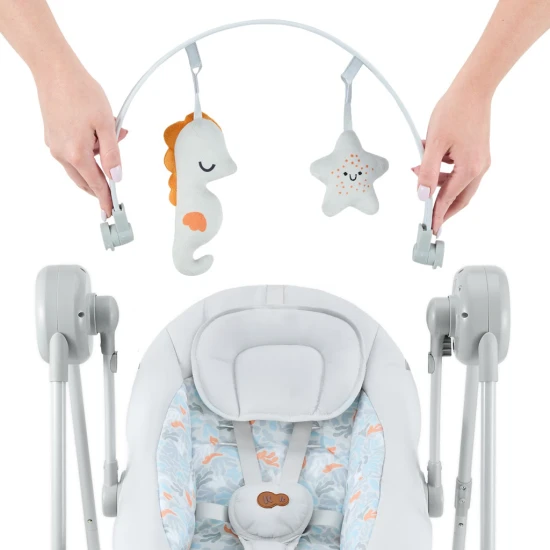 Babyschaukel Swingee Grey Babyschaukel Swingee Grey Kinderkraft KBSWIN00GRY0000