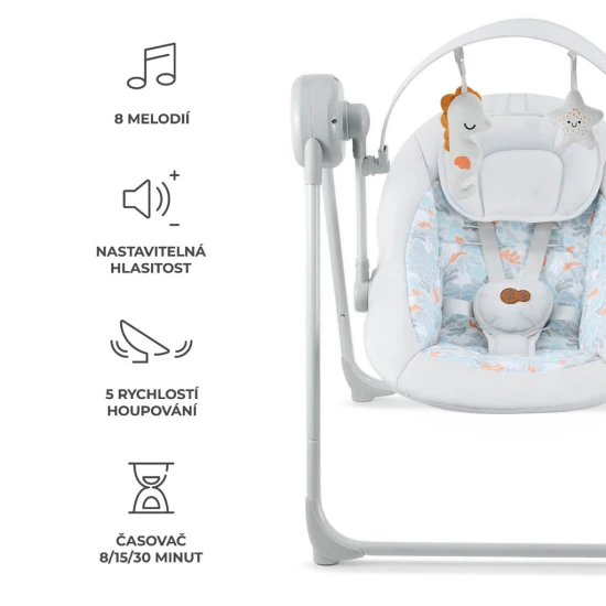 Babyschaukel Swingee Grey Babyschaukel Swingee Grey Kinderkraft KBSWIN00GRY0000