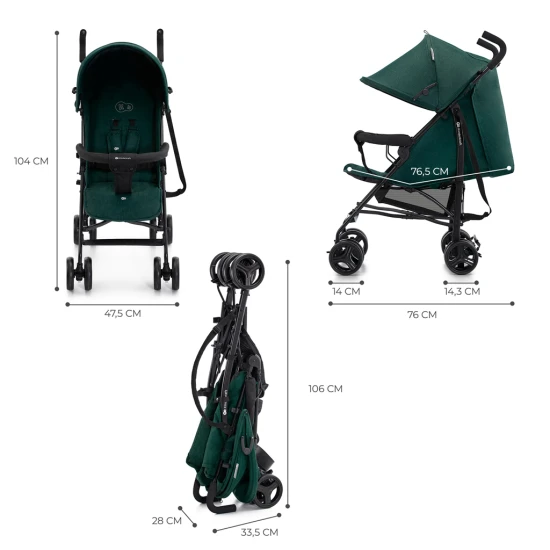 Golf-Kinderwagen Tik Green forest Kinderkraft KSTIK000GRE0000