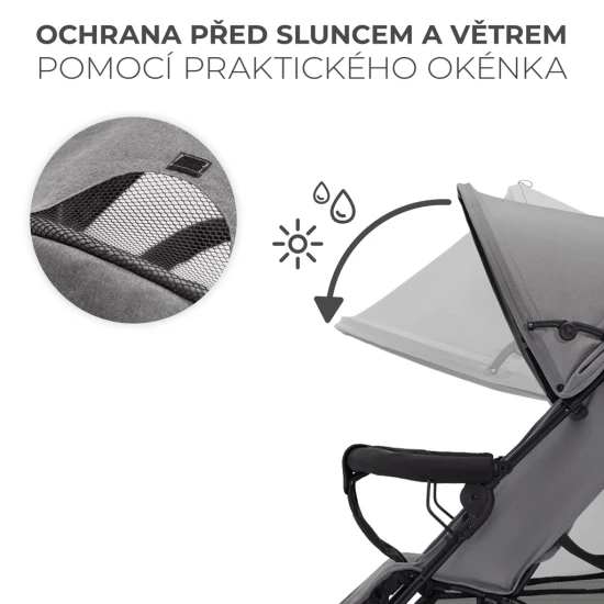 Golf-Kinderwagen Tik Stone grey Kinderkraft KSTIK000GRY0000