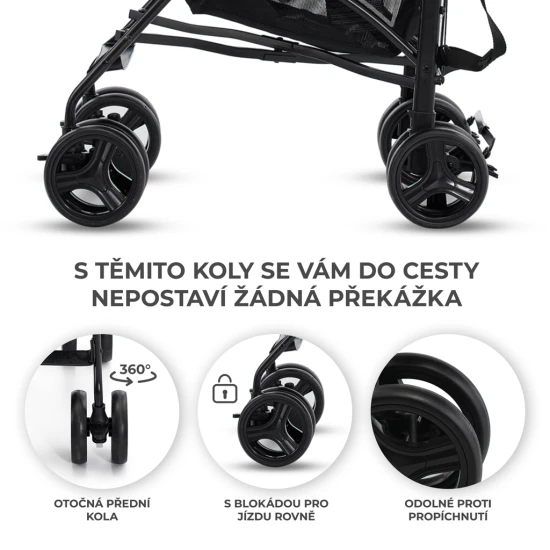 Golf-Kinderwagen Tik Stone grey Kinderkraft KSTIK000GRY0000