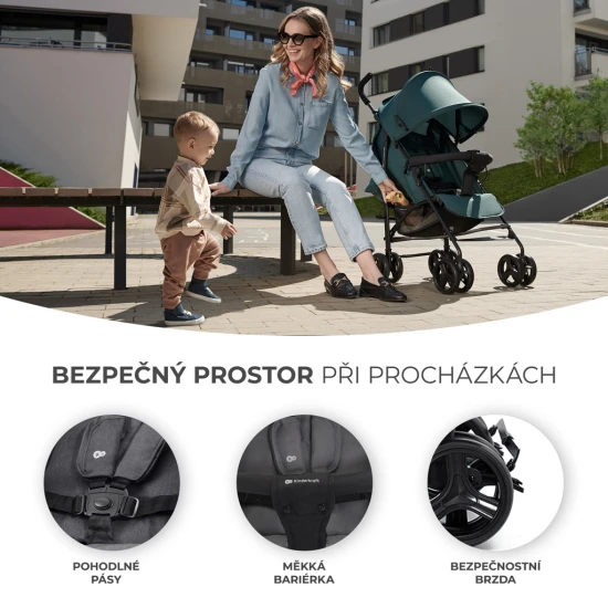 Golf-Kinderwagen Tik Stone grey Kinderkraft KSTIK000GRY0000