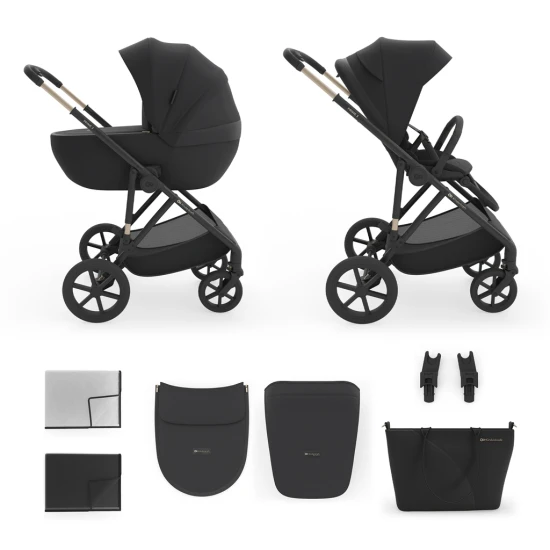 Kombi-Kinderwagen 2in1 Prime 3 Venezian Black Kinderkraft KSPRIM03BLK2000