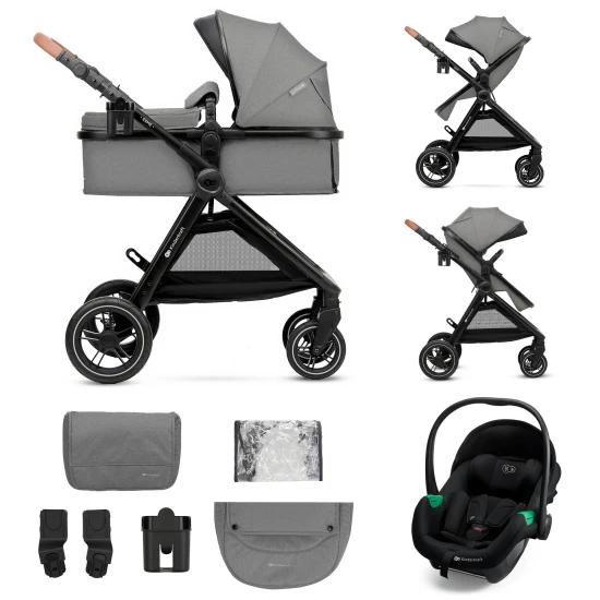 Kombi-Kinderwagen 3in1 Esme Pro Moonlight Grey Kombi-Kinderwagen 3in1 Esme Pro Moonlight Grey Kinderkraft KSESME00GRY300N