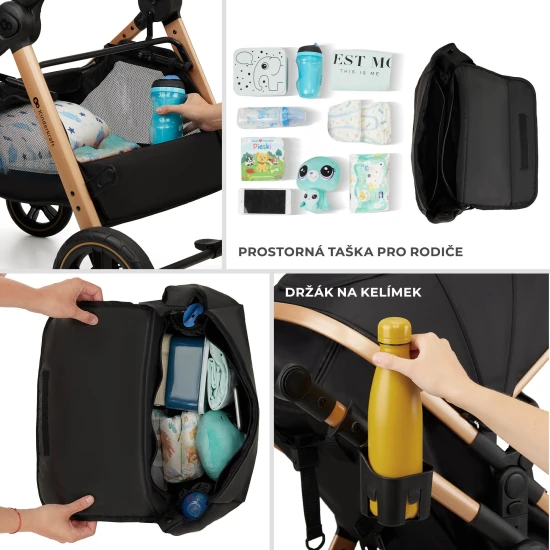 Kombi-Kinderwagen 3in1 Esme Pro Moonlight Grey Kombi-Kinderwagen 3in1 Esme Pro Moonlight Grey Kinderkraft KSESME00GRY300N