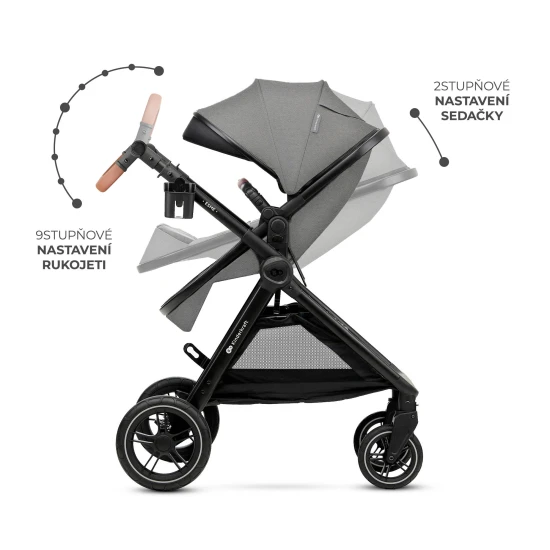 Kombi-Kinderwagen 3in1 Esme Pro Moonlight Grey Kombi-Kinderwagen 3in1 Esme Pro Moonlight Grey Kinderkraft KSESME00GRY300N