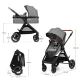 Kombi-Kinderwagen 3in1 Esme Pro Moonlight Grey Kombi-Kinderwagen 3in1 Esme Pro Moonlight Grey Kinderkraft KSESME00GRY300N