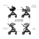 Kombi-Kinderwagen 3in1 Esme Pro Moonlight Grey Kombi-Kinderwagen 3in1 Esme Pro Moonlight Grey Kinderkraft KSESME00GRY300N