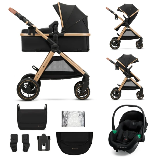 Kombi-Kinderwagen 3in1 Esme Pro Pure Black Kombi-Kinderwagen 3in1 Esme Pro Pure Black Kinderkraft KSESME00BLK300N