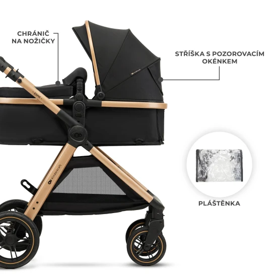 Kombi-Kinderwagen 3in1 Esme Pro Pure Black Kombi-Kinderwagen 3in1 Esme Pro Pure Black Kinderkraft KSESME00BLK300N