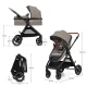 Kombi-Kinderwagen 3in1 Esme Pro Sand Beige Kinderkraft KSESME00BEG300N