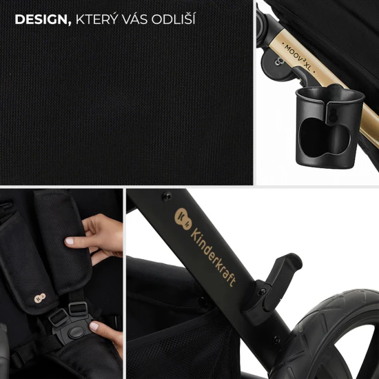 Kombi-Kinderwagen 3in1 Moov 2 XL Air Black Kombi-Kinderwagen 3in1 Moov 2 XL Air Black Kinderkraft KSMOOVXLBLK0000