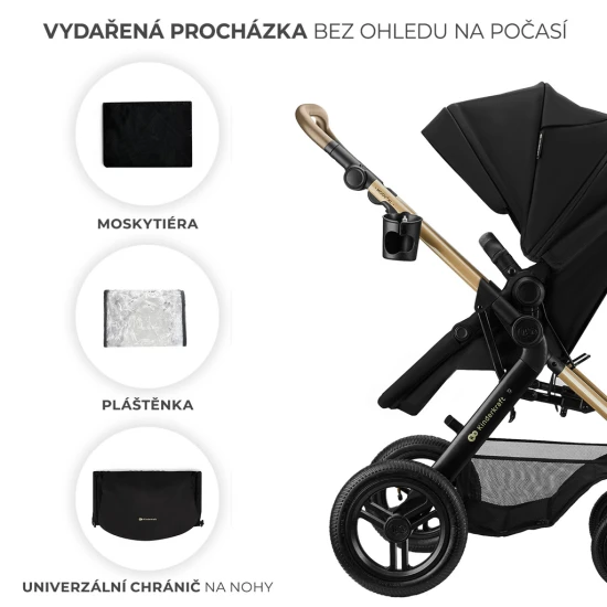 Kombi-Kinderwagen 3in1 Moov 2 XL Air Black Kombi-Kinderwagen 3in1 Moov 2 XL Air Black Kinderkraft KSMOOVXLBLK0000