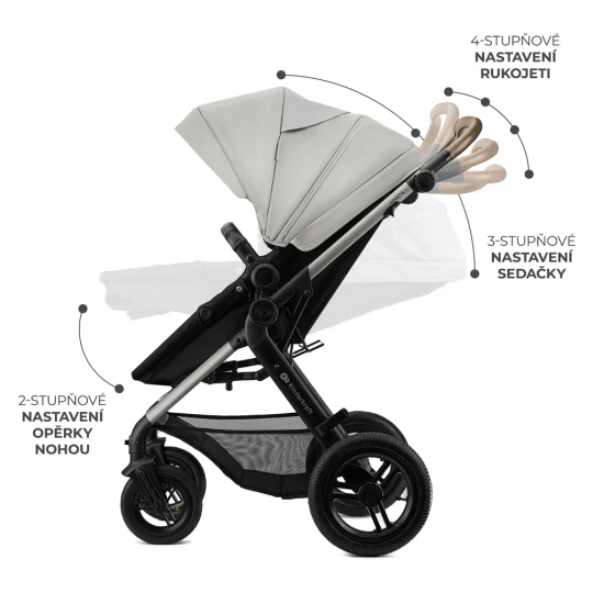 Kombi-Kinderwagen 3in1 Moov 2 XL Air Grey Kombi-Kinderwagen 3in1 Moov 2 XL Air Grey Kinderkraft KSMOOVXLGRY0000
