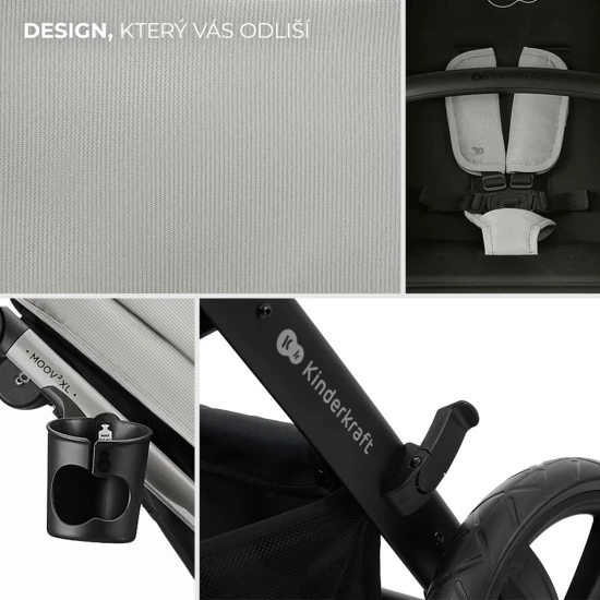 Kombi-Kinderwagen 3in1 Moov 2 XL Air Grey Kombi-Kinderwagen 3in1 Moov 2 XL Air Grey Kinderkraft KSMOOVXLGRY0000