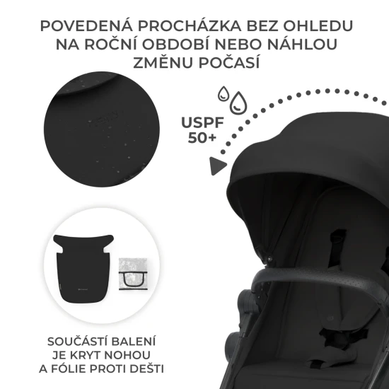 Kombi-Kinderwagen 3in1 Newly Classic black + Mink PRO Kombi-Kinderwagen 3in1 Newly Classic black + Mink PRO Kinderkraft KSNEWL00BLK300I