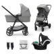 Kombi-Kinderwagen 3in1 Newly Moonlight grey + Mink PRO Kombi-Kinderwagen 3in1 Newly Moonlight grey + Mink PRO Kinderkraft KSNEWL00GRY300I