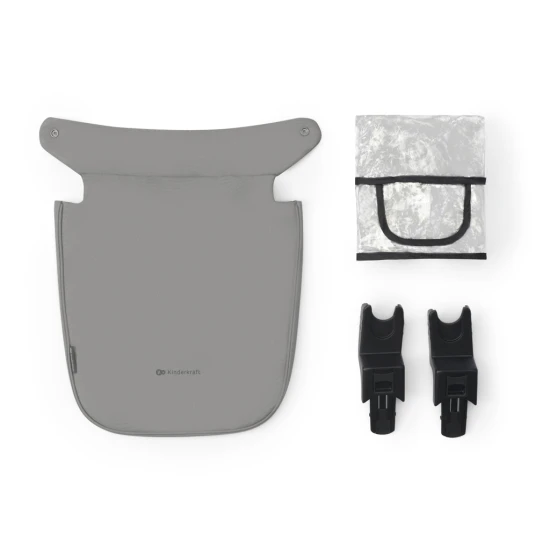 Kombi-Kinderwagen 3in1 Newly Moonlight grey + Mink PRO Kombi-Kinderwagen 3in1 Newly Moonlight grey + Mink PRO Kinderkraft KSNEWL00GRY300I