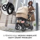 Kombi-Kinderwagen 3in1 Newly Sand beige + Mink PRO Kinderkraft KSNEWL00BEG300I