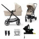 Kombi-Kinderwagen 4in1 Newly Classic Beige + Mink PRO Kombi-Kinderwagen 4in1 Newly Classic Beige + Mink PRO Kinderkraft KSNEWL00BEG400I