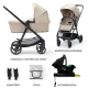 Kombi-Kinderwagen 4in1 Newly Classic Beige + Mink PRO Kombi-Kinderwagen 4in1 Newly Classic Beige + Mink PRO Kinderkraft KSNEWL00BEG400I