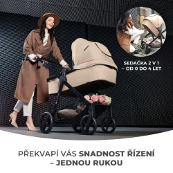 Kombi-Kinderwagen 4in1 Newly Classic Black + Mink PRO